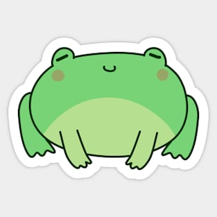 Sleepy Frog Sticker